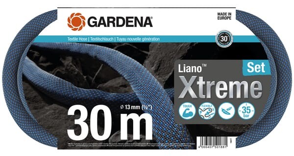 Wąż tekstylny Liano™ Xtreme 13 mm (1/2"), 30 m kpl. GA18477