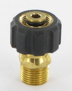 Złączka gwintowana AG do myjek wysokociśnieniowych, z nakrętką, M22 x 1,5-1/2" HD260232