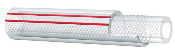Wąż PCW w oplocie poliestrowym 13mm LS130