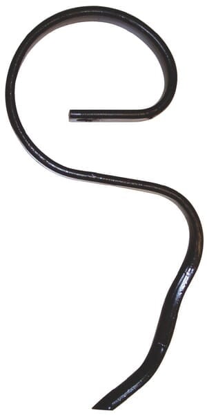Ząb sprężynowy, 25x8x340 mm bez redliczki pasuje do Rau Kverneland CP12158Z