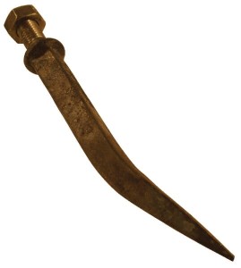 Ząb brony wygięty M14 14 mm 4-kt. EZ161801