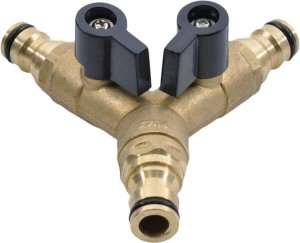 Zamykana trójdrożna złączka Geka, szybkozłącze WK53313