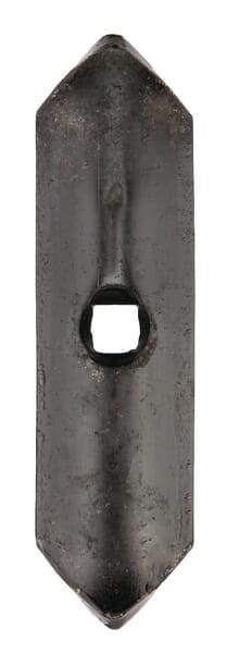 Dziób redlicy 285x60x15 mm wygięty, 2-otw. pasujący do Bednar, Kramp KM060120N