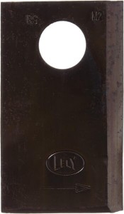 Nożyk kosiarki rotacyjnej lewy 83x49x5 mm otwór Ø 18.50 mm okrągły pasuje do Lely 4122014790