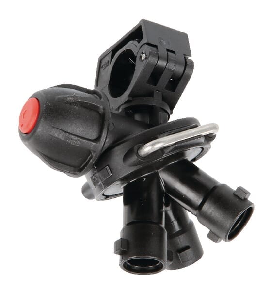 Uchwyt dyszy potrójny 1/2" ZF760