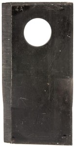 Nożyk kosiarki rotacyjnej prawy 97x48x4 mm otwór Ø 19 mm okrągły pasuje do Kongskilde JF/Stoll 8113800024