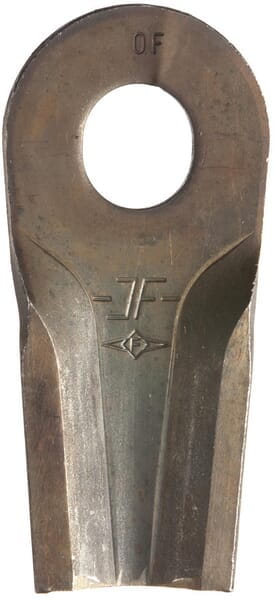 Nożyk kosiarki rotacyjnej 93x50x4 mm pasuje do Kongskilde JF/Stoll 8113800069