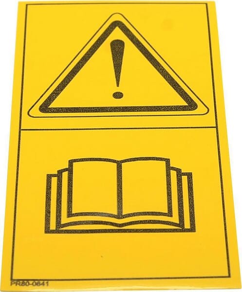 Naklejka - Przeczytaj instrukcję obsługi 81PR800841