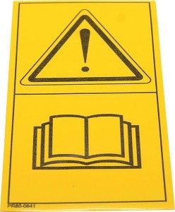 Naklejka - Przeczytaj instrukcję obsługi 81PR800841