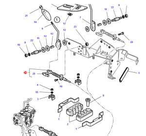 Linka sterowania hydrauliką 4272753M3