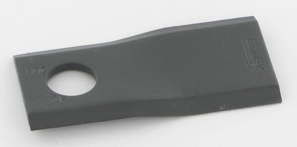 Nożyk kosiarki rotacyjnej prawy 105x48x4.3 mm otwór Ø 20 mm okrągły pasuje do Kuhn K6801420