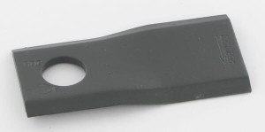 Nożyk kosiarki rotacyjnej prawy 105x48x4.3 mm otwór Ø 20 mm okrągły pasuje do Kuhn K6801420