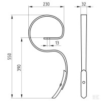 Ząb SU Unia/Bagra 512016800500001 | poltechparts.pl