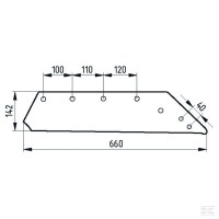 Lemiesz Molbro 18", prawy | poltechparts.pl