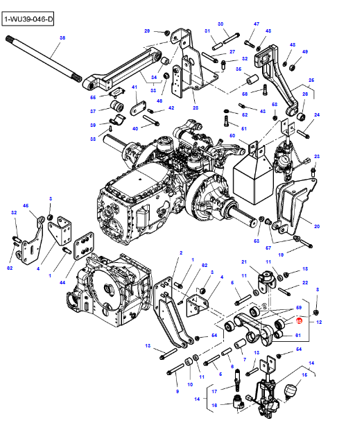 Tulejka TULEJA PLASTIKOWA - Ø60X45,8 MM 4295028M2
