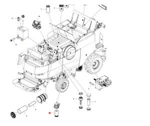 Filtr paliwa z separatorem wody 7058210M1