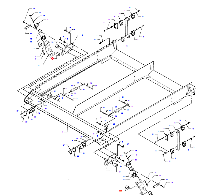 Tulejka metalowo-gumowa  25 x 45 x 50/56 D46481300