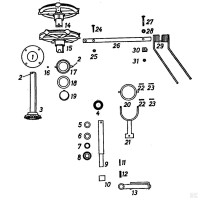 Zęby sprężyste prawe Fella  461110KR | poltechparts.pl