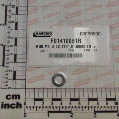 Podkładka M8  8,4X17X1,6  Gaspardo F01410051R