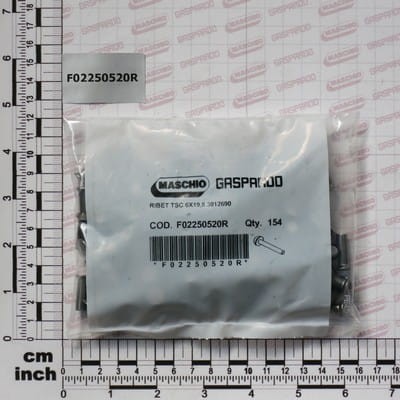 Paczka nitów TSC 6X19,8 QTY 154 Gaspardo F02250520R