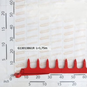 Kompletna listwa nożowa FBR 1,75 Gaspardo G13013861R