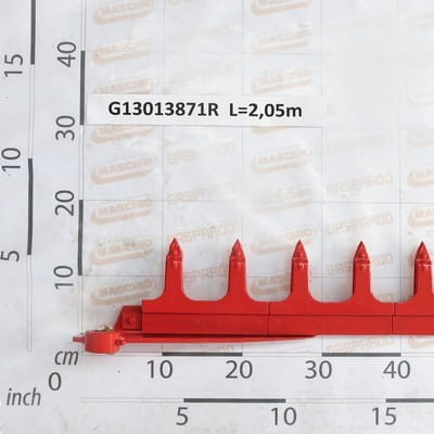 Kompletna listwa nożowa FBR 2,05 Gaspardo G13013871R