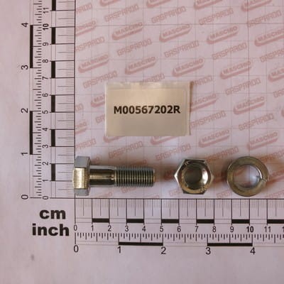 Śruba+podkładka+nakrętka M12X1,25X35 Gaspardo M00567202R