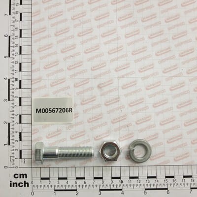 Śruba+nakrętka+podkładka M14X1.5X55 Gaspardo M00567206R