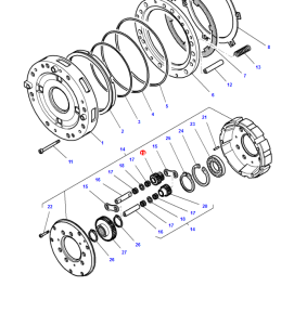 Koło zebate mechanizmu różnicowego 3790237m2