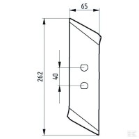 Dłuto prawe Molbro 5040053090 | poltechparts.pl