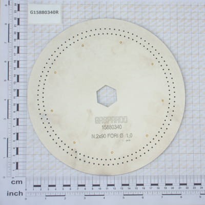 Tarcza wysiewająca 2x90 otw. 1  GASPARDO G15880340R