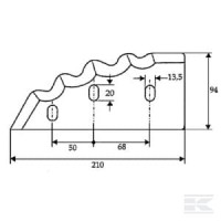 Nóż paszowozu Sgariboldi | poltechparts.pl