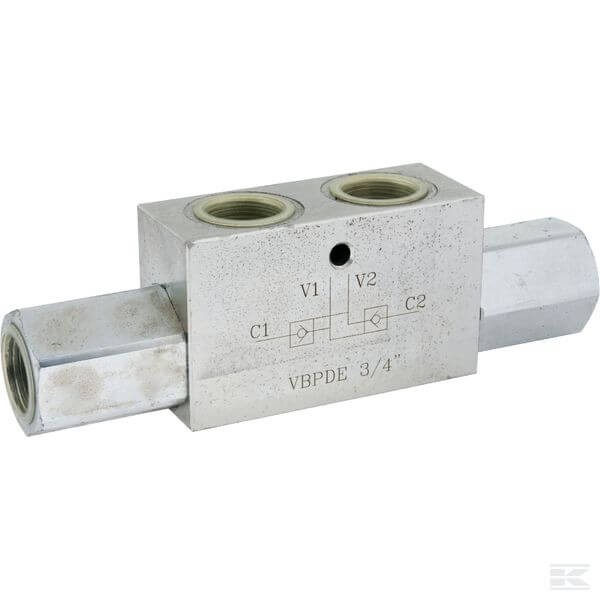 Zawór zwrotny sterowany bliźniaczy VBPDE, G1/2" C056V0030