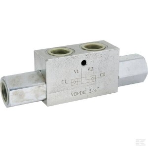 Zawór zwrotny sterowany bliźniaczy VBPDE, G1/2" C056V0030
