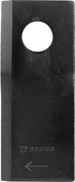 Nożyk kosiarki rotacyjnej prawy 115x48x4 mm otwór Ø 19 mm okrągły pasuje do Claas 25 szt. 0009520420KR