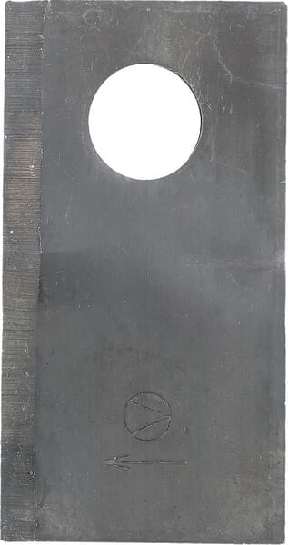 Nożyk kosiarki rotacyjnej prawy 90x50x4 mm otwór Ø 19 mm okrągły pasuje do Krone 25 szt. 001448261KR