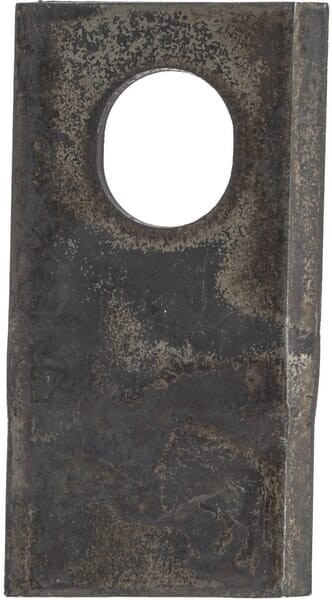 Nożyk kosiarki rotacyjnej lewy 92x48x4 mm owalny otwór 24.0x20.0 mm pasuje do Kongskilde JF/Stoll 25 szt. 13800021KR