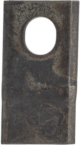 Nożyk kosiarki rotacyjnej lewy 92x48x4 mm owalny otwór 24.0x20.0 mm pasuje do Kongskilde JF/Stoll 25 szt. 13800021KR