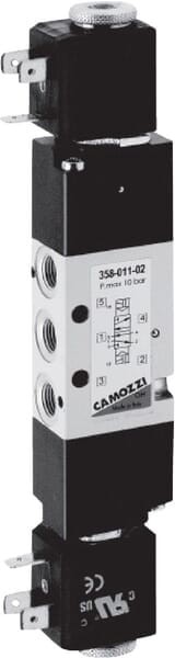 Zawór elektromagnetyczny 5/2-drożny 358E1102