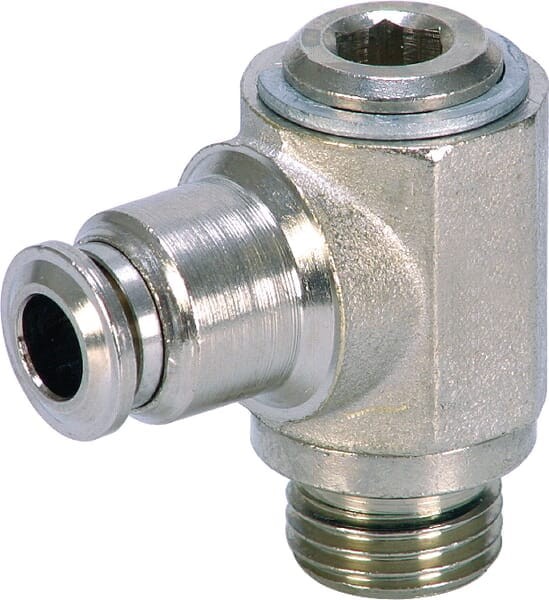 Szybkozłącze kątowe L 8x1/4" BCS418B