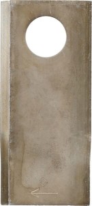 Nożyk kosiarki rotacyjnej prawy 108x49x4 mm otwór Ø 21 mm okrągły pasuje do Pöttinger 25 szt. 434972KR
