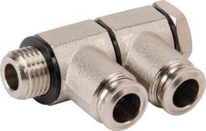 Szybkozłącze kątowe L 6x1/8" BCS618BB