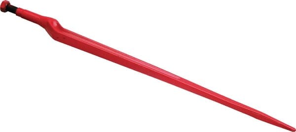 Ząb ładowacza, wygięty: 70 mm profil podwójne T 36x895 mm końcówka szpiczasta z nakrętką M22x1.5 czerwony gopart 5192FT88N1