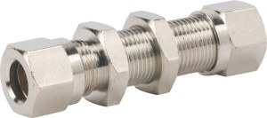 Złącze grodziowe skręcane z pierścieniami zaciskowymi 10 mm BHCR10