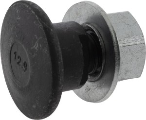 Śruba nożyka z nakrętką, M12x33 mm (kołnierz 18 mm) 56115800KN