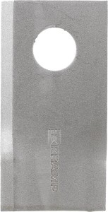 Nożyk kosiarki rotacyjnej lewy 94x48x3 mm otwór Ø 19 mm okrągły pasuje do Niemeyer 25 szt. 570409KR