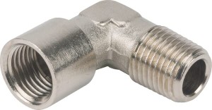 Złącze kolankowe nakrętno-wkrętne 1/4" EMF14