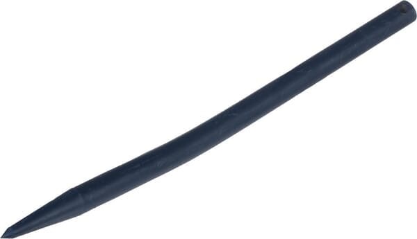 Ząb ładowacza, zagięty, profil okrągły 28x550 mm końcówka szpiczasta z otworem Ø 12.5 na kołek sprężysty czarny FST FT488174