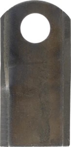 Nożyk kosiarki rotacyjnej lewy 105x47x4 mm otwór Ø 20.50 mm okrągły pasuje do Kuhn K6802970KR