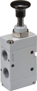 Zawór z przyciskiem 3/2-drożny 1/4" MAB32B14